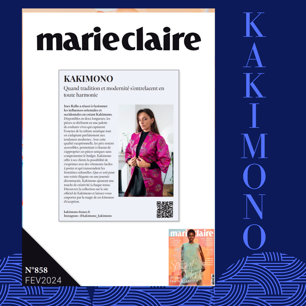 KAKIMONO est à l'honneur dans Marie-Calaire!